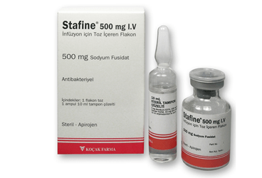 STAFINE 500 MG IV INFUZYON ICIN TOZ VE COZUCU ICEREN FLAKON